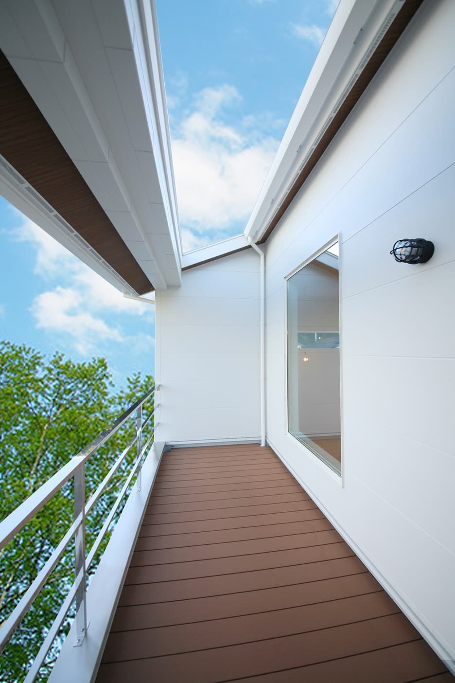 ウッドバルコニー