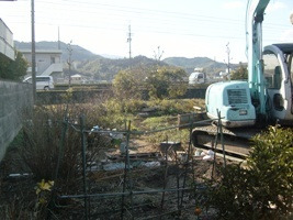 徳島県で家を建てるならサーロジック-農地転用：造成開始