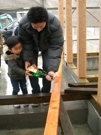 徳島県で家を建てるならサーロジック-徳島市北沖洲：建前