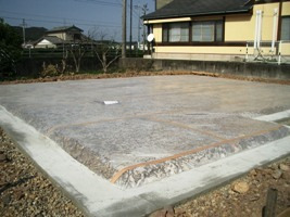 徳島県で家を建てるならサーロジック-捨てコンクリート
