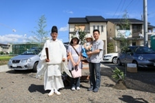 徳島県で家を建てるならサーロジック-地鎮祭　皆さまで