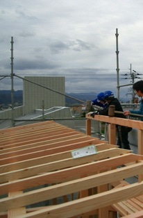 徳島県で家を建てるならサーロジック-上棟