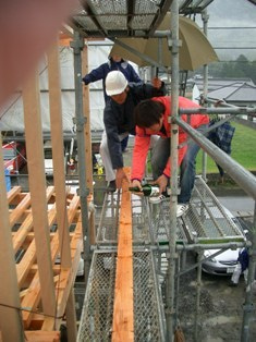 徳島県で家を建てるならサーロジック-上棟