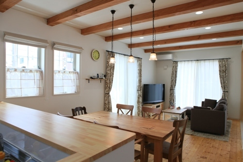 徳島県で家を建てるならサーロジック-梁見せ