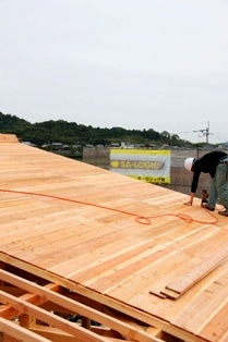 徳島県で家を建てるならサーロジック-屋根下地　