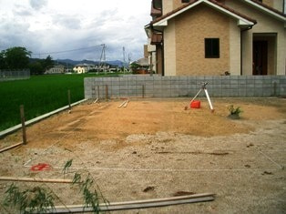徳島県で家を建てるならサーロジック-水盛り遣り方