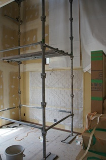 徳島県で家を建てるならサーロジック-内部足場