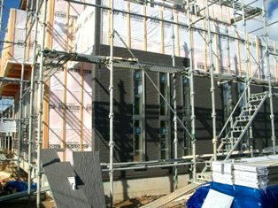 徳島県で家を建てるならサーロジック-外壁貼り