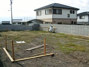 徳島県で家を建てるならサーロジック-水盛り遣り方