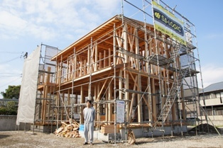 徳島県で家を建てるならサーロジック-現場にて