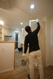 徳島県で家を建てるならサーロジック-塗装