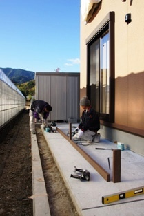 徳島県で家を建てるならサーロジック-ウッドデッキ工事