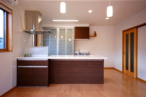 徳島県で家を建てるならサーロジック-オープンキッチン