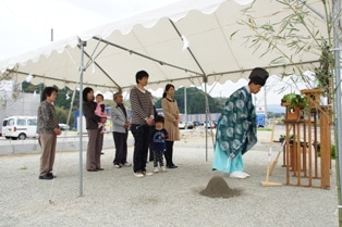 徳島県で家を建てるならサーロジック-地鎮祭