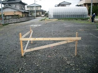 徳島県で家を建てるならサーロジック-水盛り遣り方