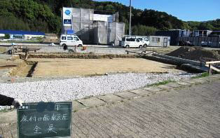 徳島県で家を建てるならサーロジック-床付けの面転圧