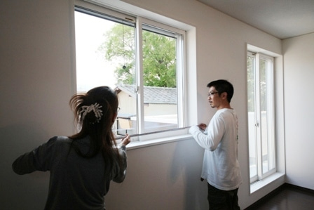 徳島県で家を建てるならサーロジック-カーテン採寸