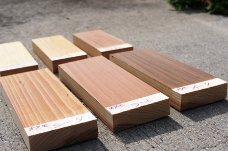 徳島県で家を建てるならサーロジック-色あわせ　木材