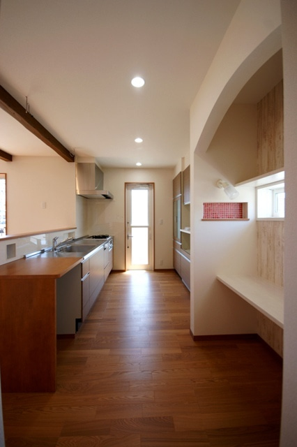 徳島県で家を建てるならサーロジック-流し横のゴミ置き場