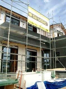 徳島県で家を建てるならサーロジック-外壁張り工事