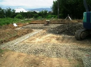 徳島県で家を建てるならサーロジック-砕石基礎