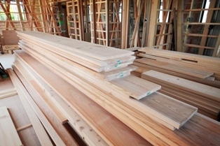 徳島県で家を建てるならサーロジック-木材搬入