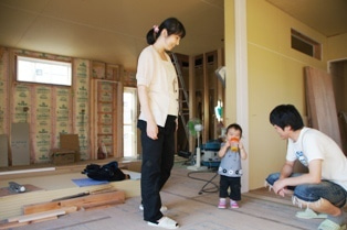 徳島県で家を建てるならサーロジック-現場にて
