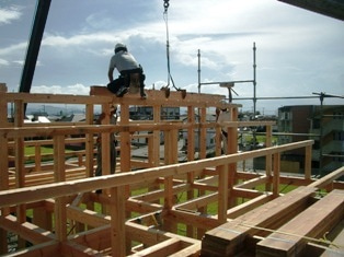 徳島県で家を建てるならサーロジック-上棟