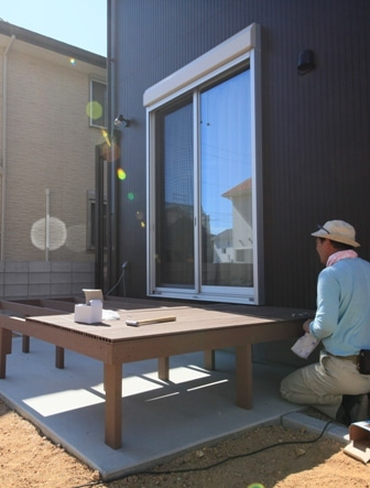 徳島県で家を建てるならサーロジック-ウッドデッキ工事