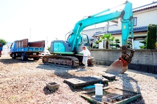 浄化槽撤去