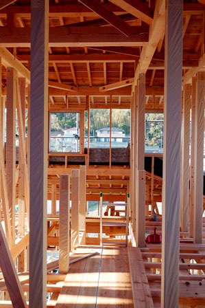 下屋の立ち上がり防水