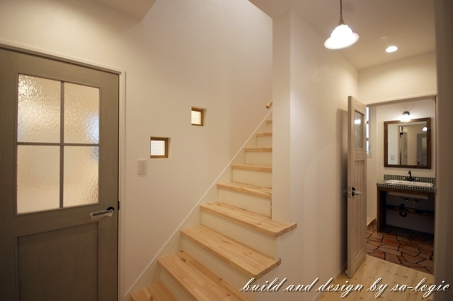 おしゃれな玄関 塗装前 床